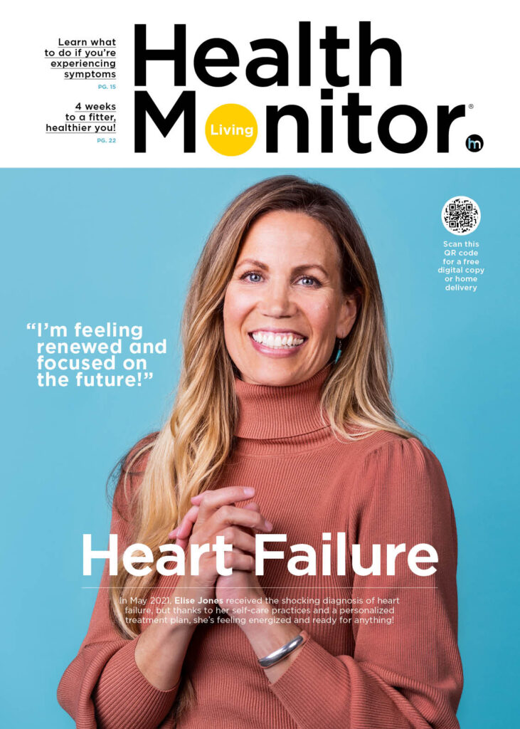 Health monitor living heart failure guide cover